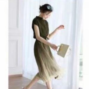 Gradient Green Dress